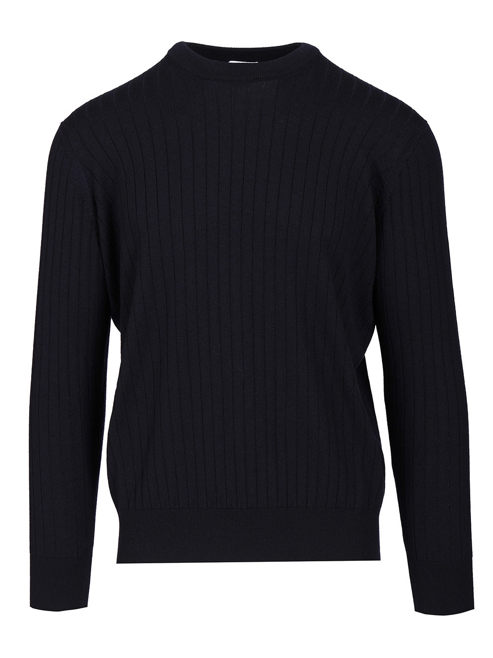 Bottega Veneta Ribbed Wool Sweater Knitwear - Blue | d76365eb949a4a6d5484aab6ed32a0ad92c24dc4