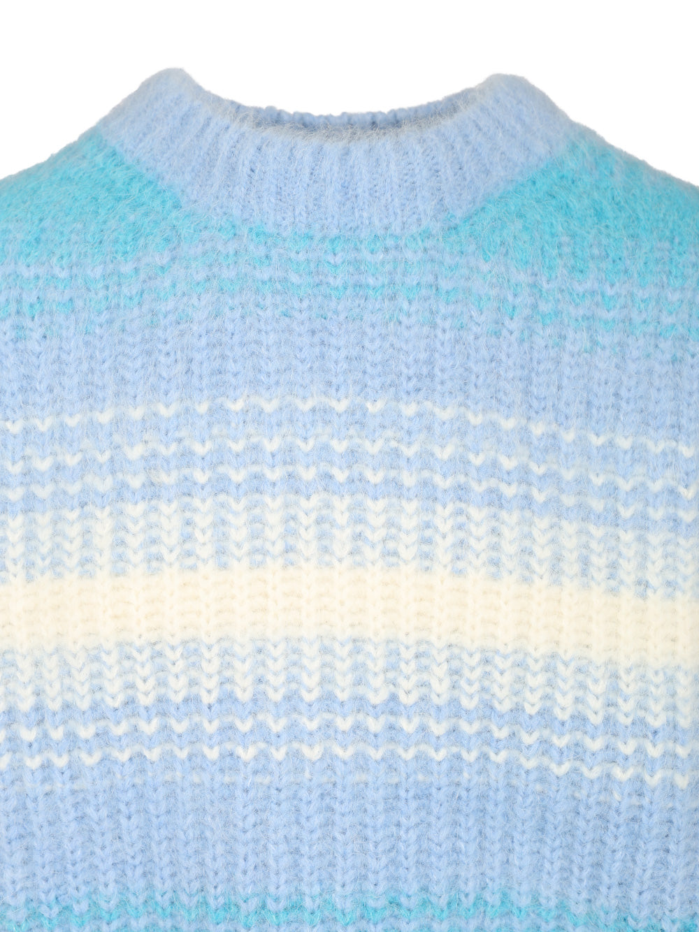 Kenzo Striped Alpaca Sweater Knitwear - Light blue | aa5fb3eec2510627fd61fd82581ea18584bf8cbe