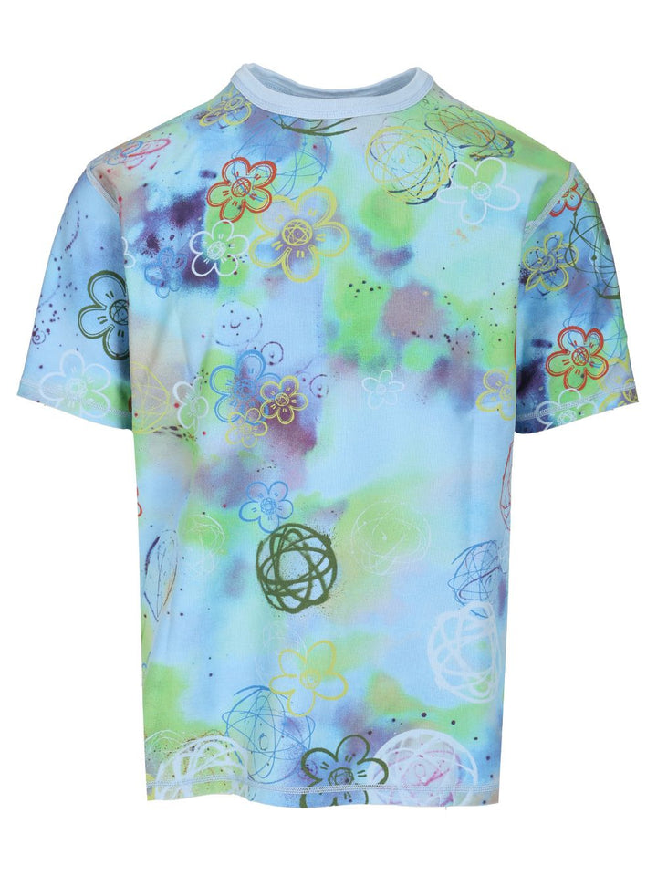 Kenzo Reversible Cotton T-Shirt - Light blue | 17e27315a32419c8997d1f15b49d00ba62434efe