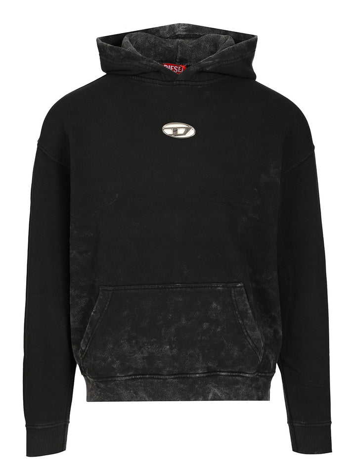 Diesel S-Boxt-Hood-T10 Sweatshirts - Black | 18a879ad43797c2dfc3579946ad94f5ba2e51f83