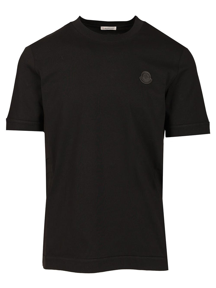 Moncler Cotton T-Shirt - Black | e31dcaa0a3764374f0c2b2ec9800e9c49da3cf57