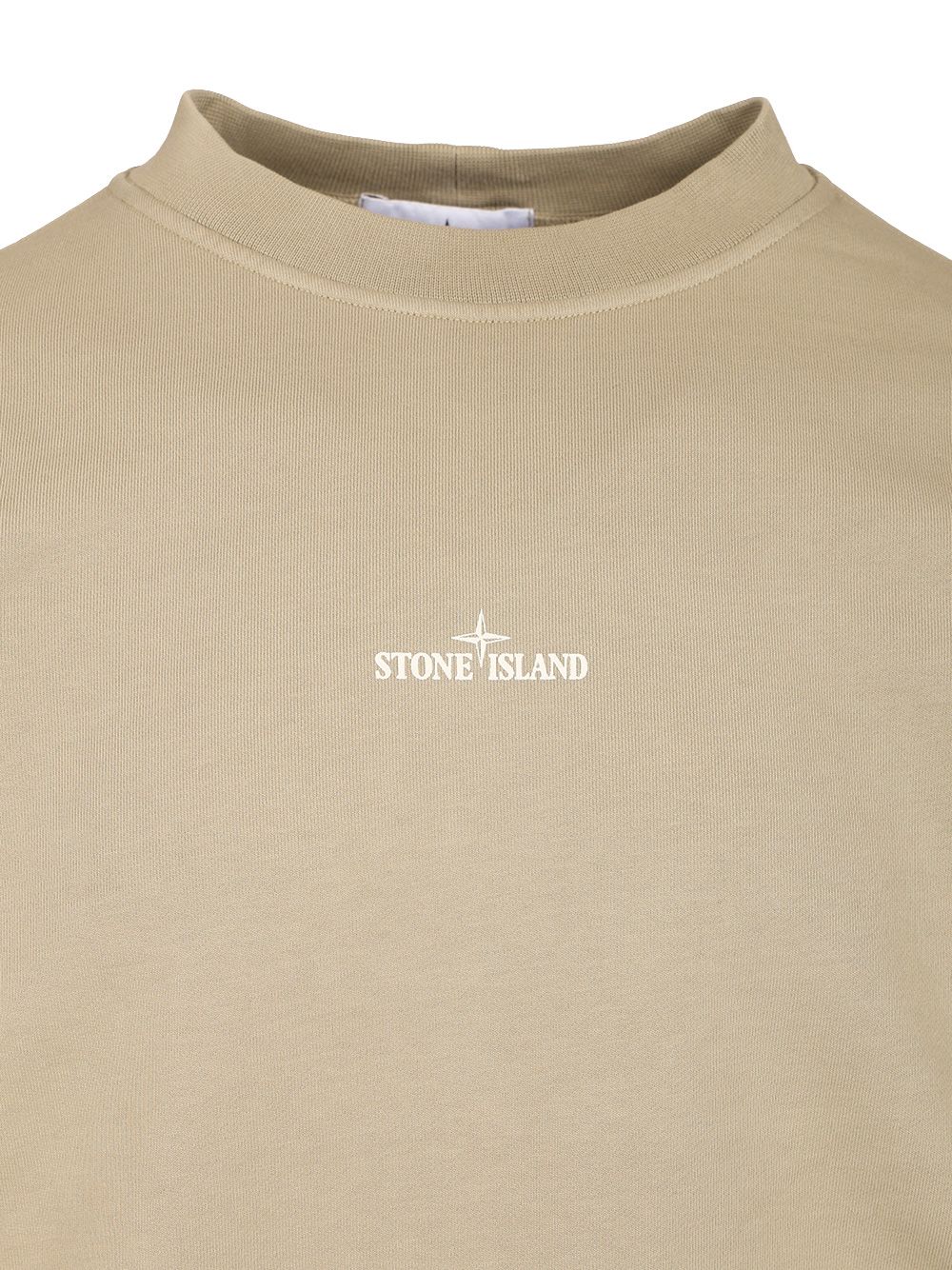 Stone Island Oversized Crewneck Sweatshirt Sweatshirts - Beige | 606d41f98753d88ae70f0b9f625406537d05bef7