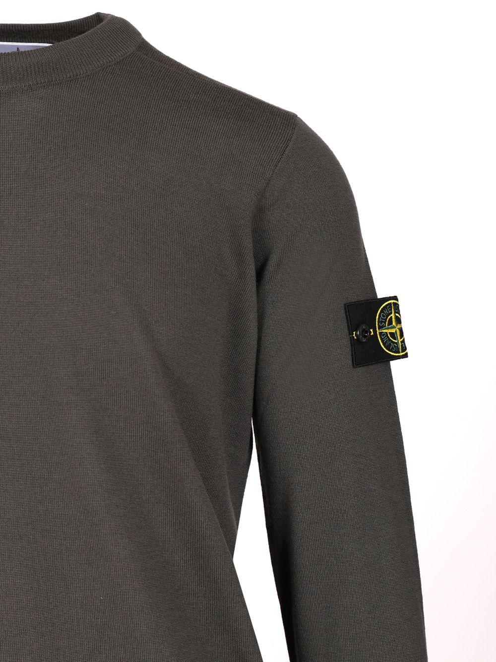 Stone Island Crew Neck Sweater Knitwear - Grey | 78d76f10953e3e7d1ae70a492e70415906910fd9