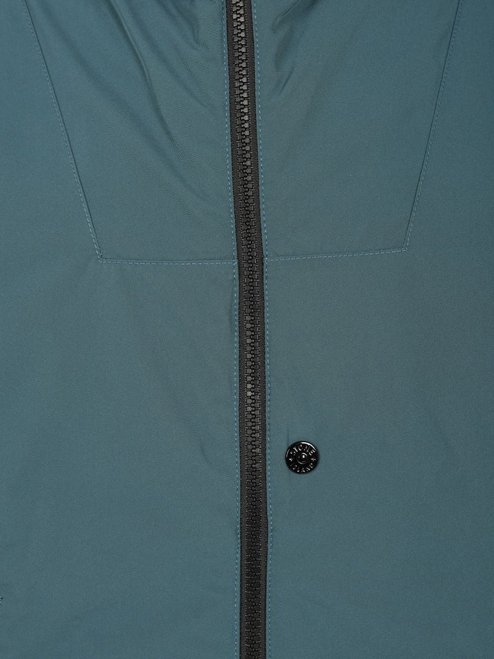 Stone Island Micro Twill Padded Hooded Jacket Jackets - Blue | bb7b9175e868ff969d7555a7b82835e5ac03a949