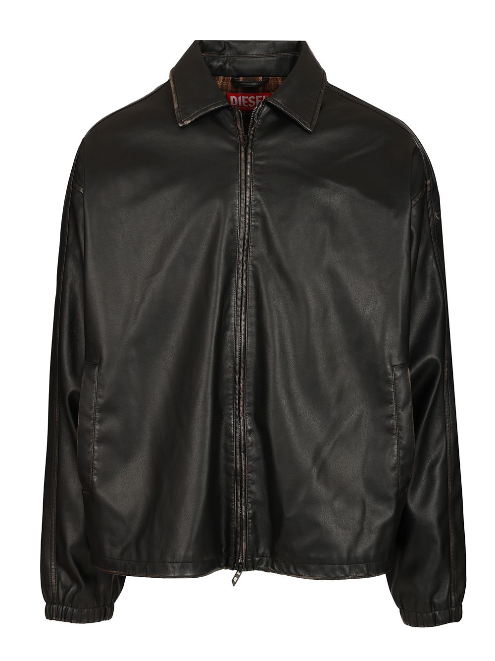 Diesel Distressed Technical Fabric Jacket Jackets - Black | 9ac7c829f605147e854a99ca40acb45964ff300b