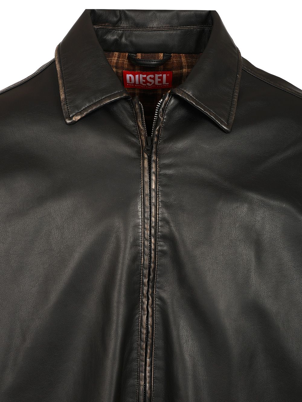 Diesel Distressed Technical Fabric Jacket Jackets - Black | b98a0f5d536b87d766ed728a645fca570fb19d5a