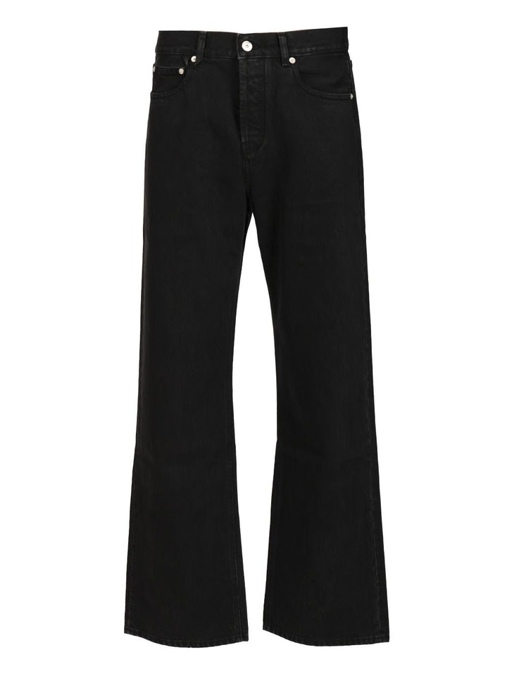 Jacquemus Straight  In De-Nîmes Denim Jeans - Black | d2f0a50b1f2998b93be841e7eebaa896ddacb24e