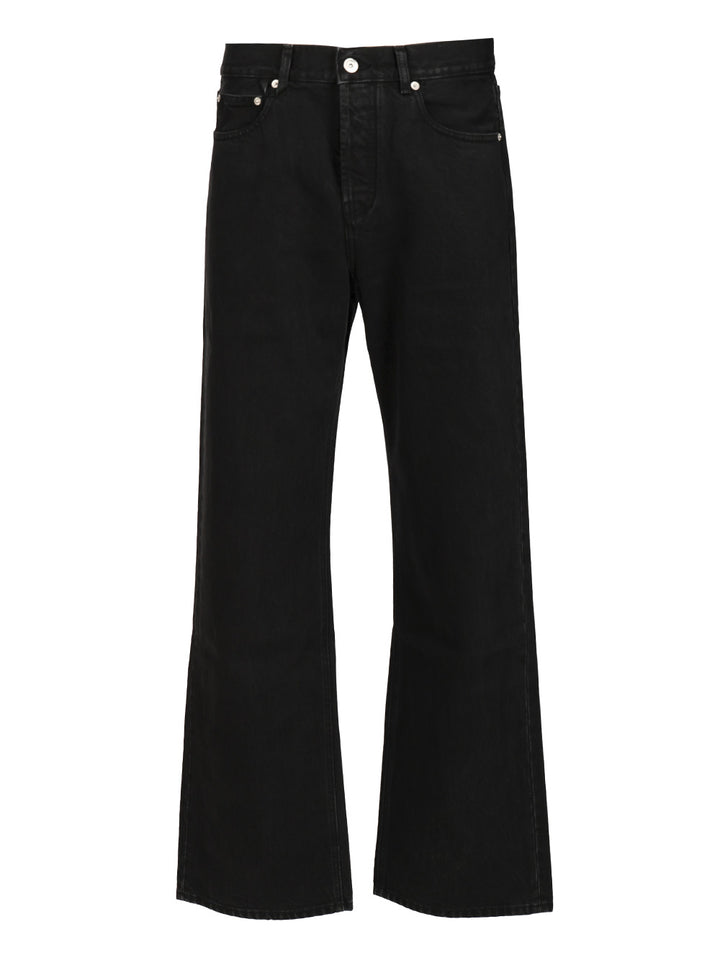 Jacquemus Straight  In De-Nîmes Denim Jeans - Black | 653ce9bcea777363d361fe74a055dea9740d8b91