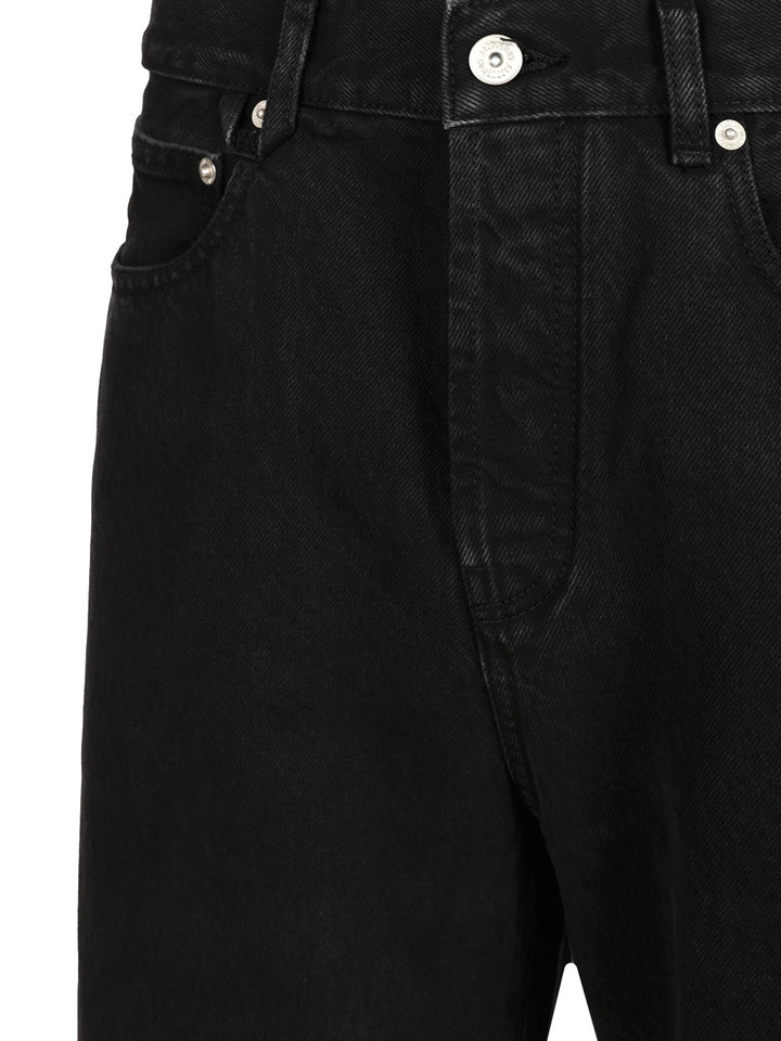 Jacquemus Straight  In De-Nîmes Denim Jeans - Black | 31ff24ee66bd650c3a37ab0ad409f46b85ff19ec