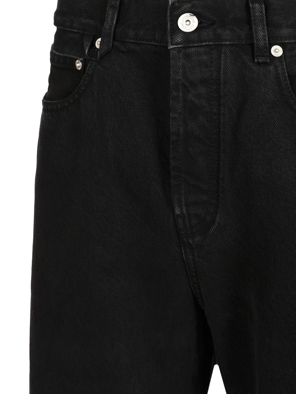 Jacquemus Straight  In De-Nîmes Denim Jeans - Black | f19dd7aa67fbd2e630a34c5409fa44cb4174424c