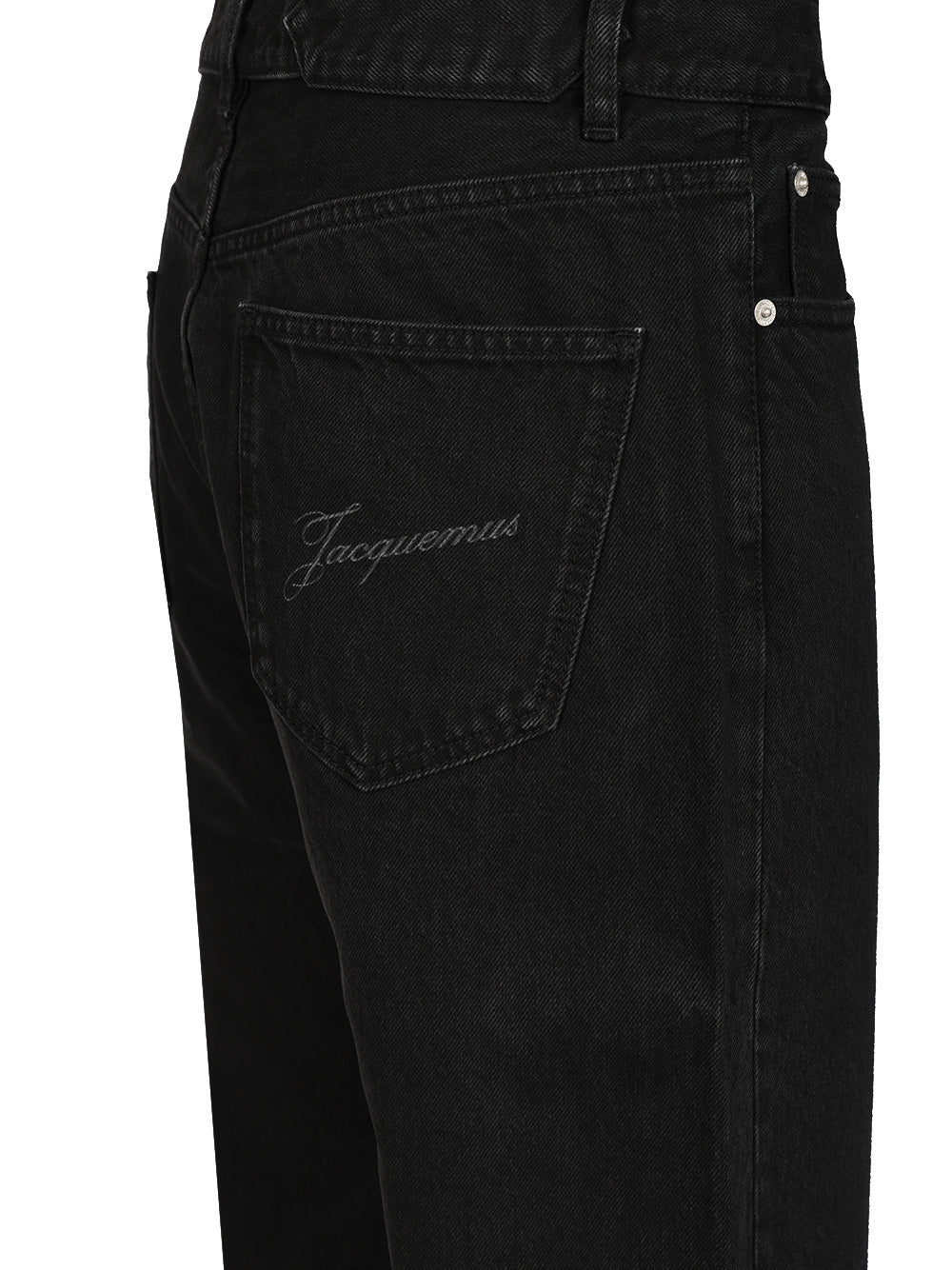 Jacquemus Straight  In De-Nîmes Denim Jeans - Black | e869cba46c671e2b81ffa188a1b90c63dd99798e