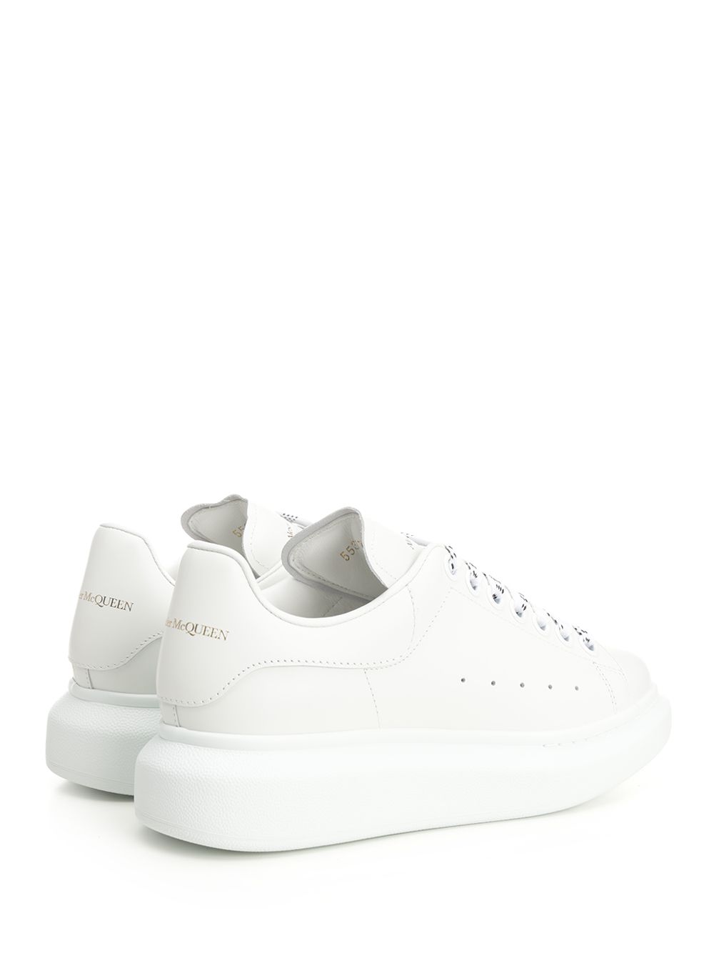 Mcqueen Oversized Calfskin Sneaker Sneakers - White | 452bc22d35b734818c0835ef39412262c3b70d49