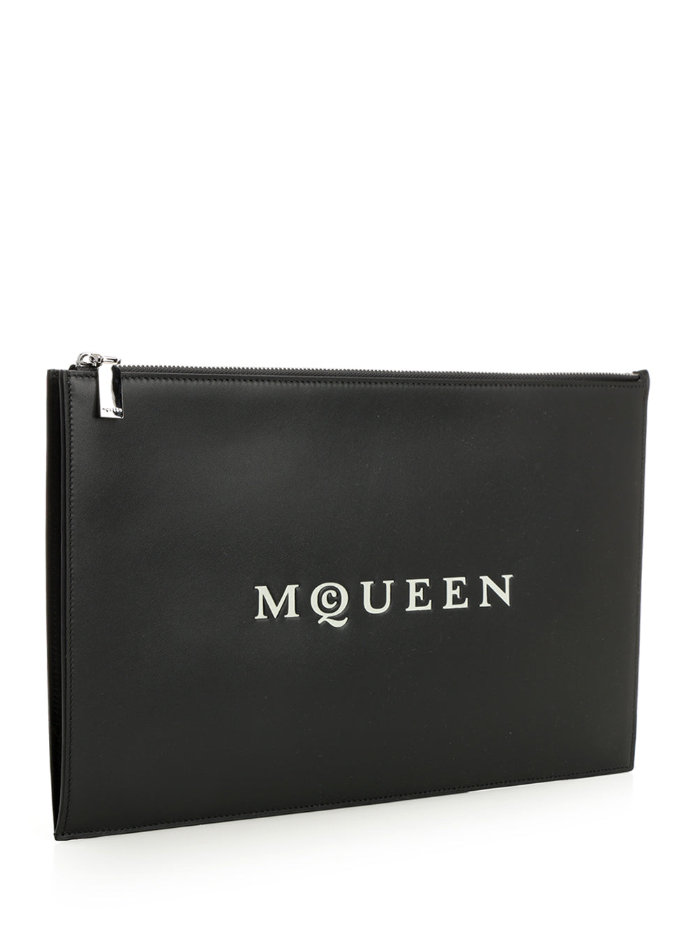 Mcqueen Mcqueen Black Leather Clutch Small leather goods - Black | a5757707a35b38ea0e044f24f87b1f5369559ddb