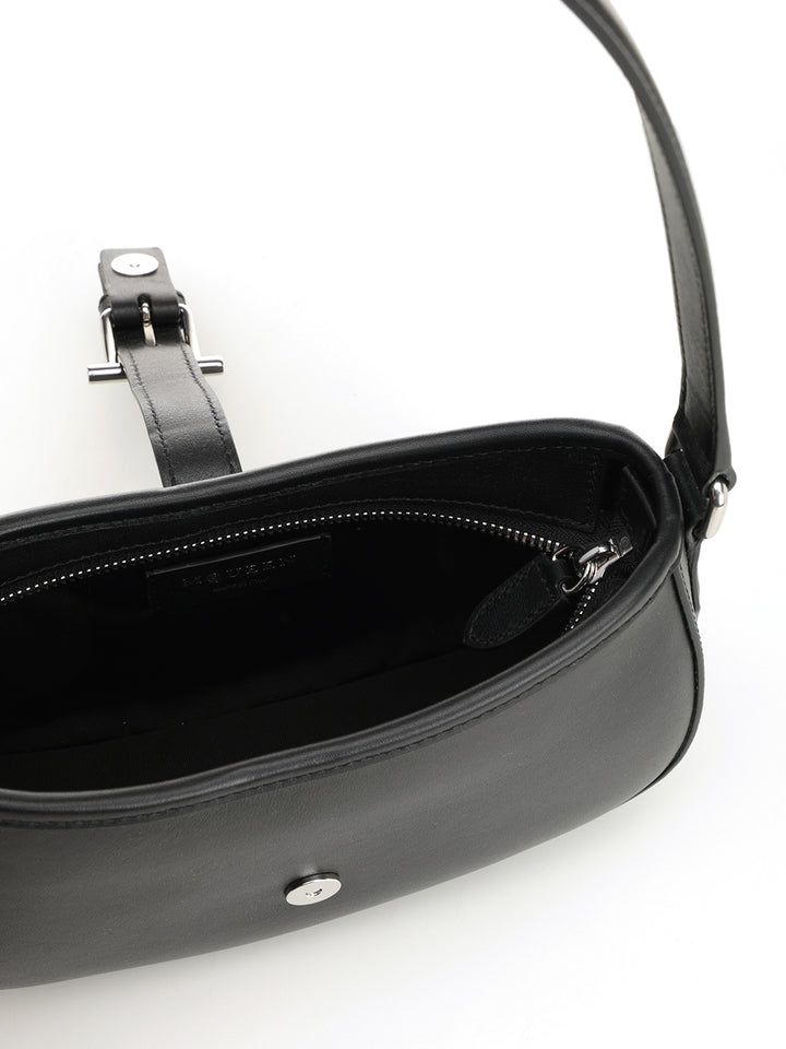 Mcqueen Mini T-Buckle Shoulder Bag Shoulder Bags - Black | 54e5d2519f095a33ba1650115124af94e7179633