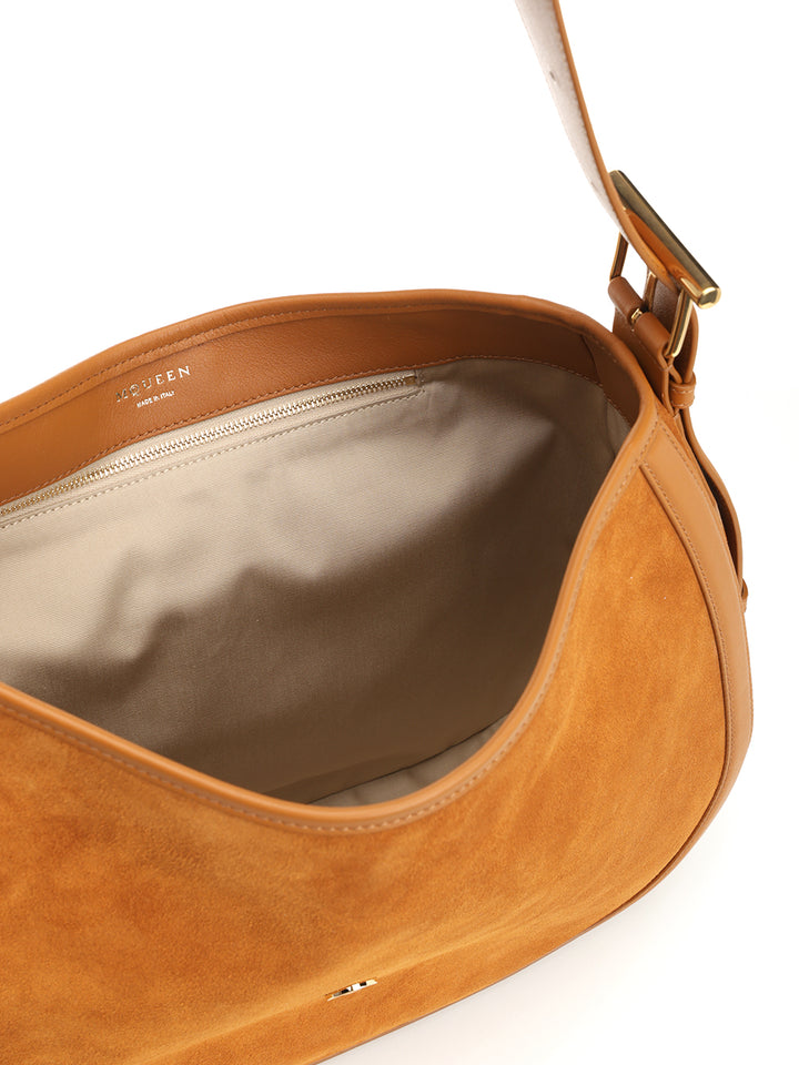 Mcqueen T-Buckle Shoulder Bag Shoulder Bags - Beige | b57dbf669f49f6aa241a1d42183096970bb4b73a