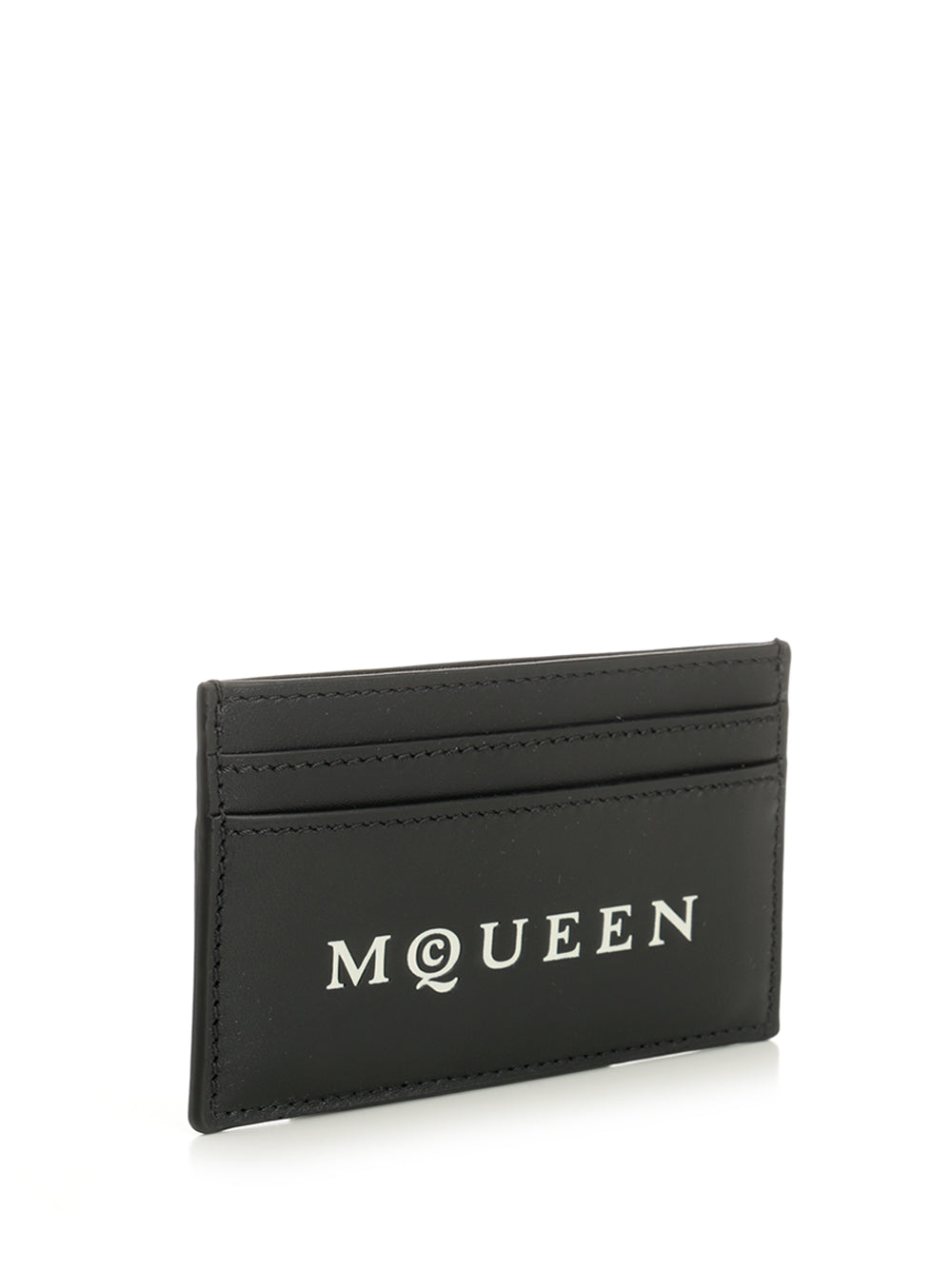 Mcqueen Mcqueen Card Holder Wallets - Black | 46b48c9eef530b99668e4bf29fbeae087256a083