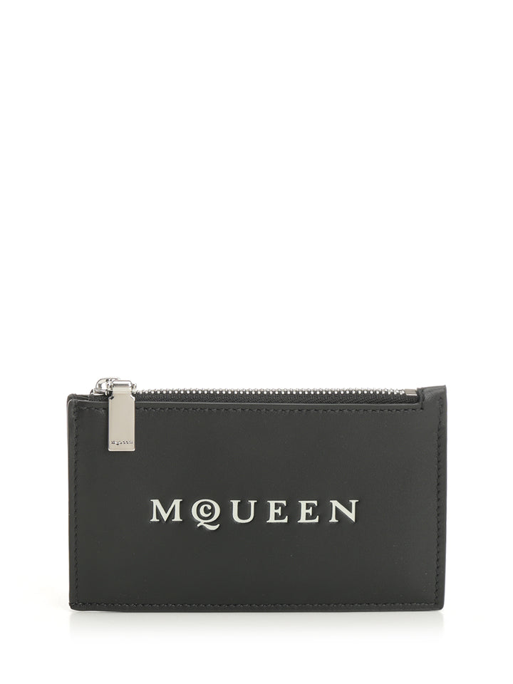 Mcqueen Mcqueen Card Holder Wallets - Black | 338284e1ba6352a34ae30f909434b7ed7b97ac3a