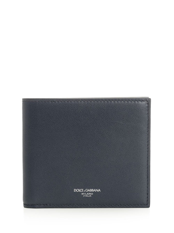 Dolce & Gabbana Calfskin Wallet Wallets - Blue | f99a19a4f0098ec6e40e68a731106413a1624d7d
