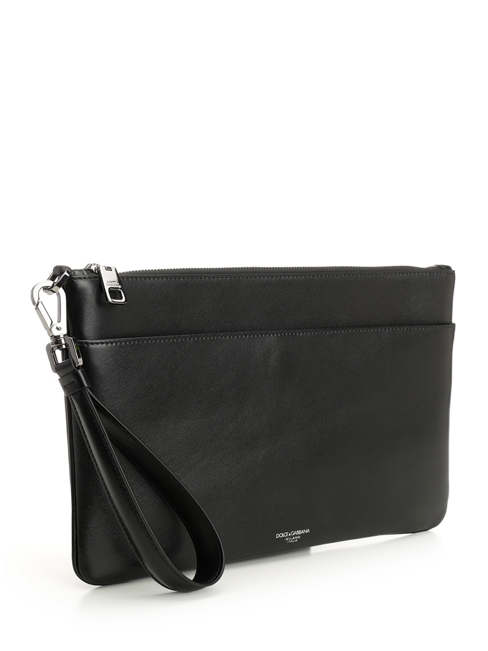 Dolce & Gabbana Calfskin Toiletry Bag Small leather goods - Black | ab6e374319e5be9db84aeeaa709653a49815022c