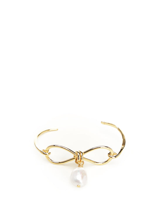 Bracelet With Pearl Jewelry Gold