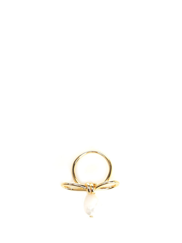 Marni Bow Ring With Pearl Jewelry - Gold | 5862f99d2dc5fe300202515043af1829b5c478b0