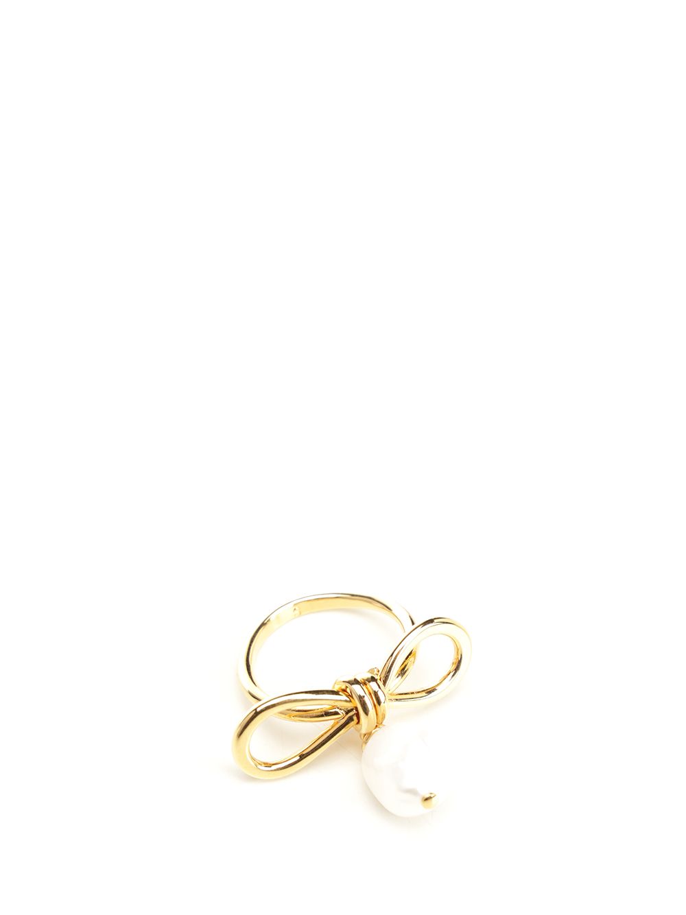 Marni Bow Ring With Pearl Jewelry - Gold | 17f29099aae5eb557ee7a6dd9172b046bc0797f2