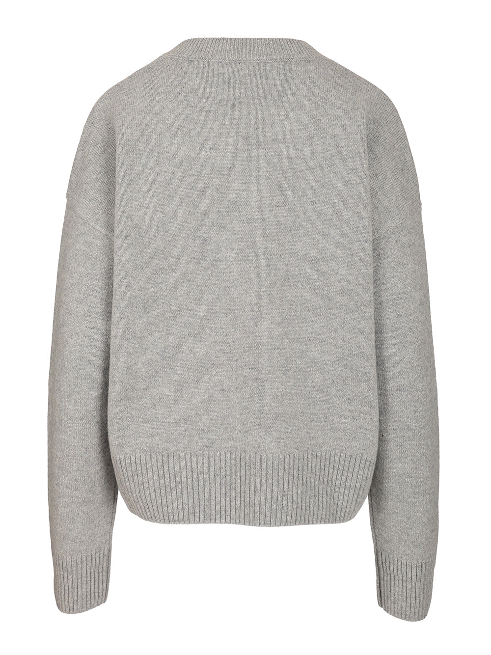 Ami V-Neck Sweater Knitwear - Grey | e94108b72cde9d4997302f2253b52c96849e7fd2