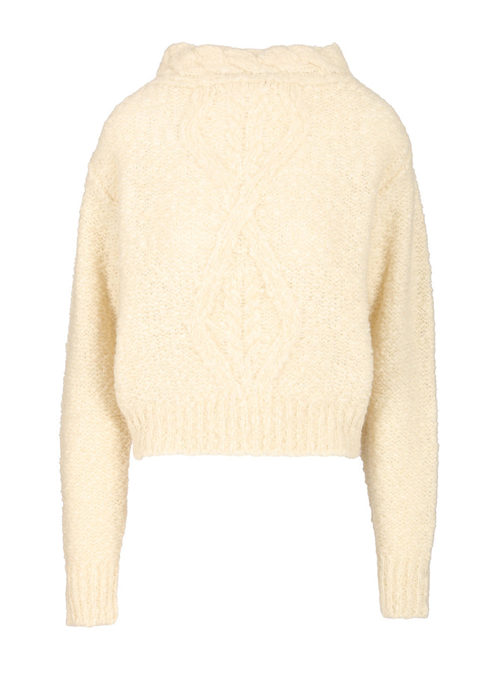 Isabel Marant Romane Knitwear - White | 03434c427c0714e15861fcf6c33e3aac802079bc