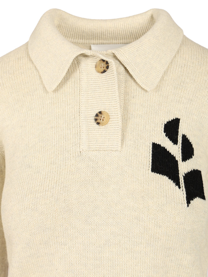 Marant Etoile Nola Polo shirt - Grey | 9a59a550ea9fc30317ce46f5709eb299824209cc