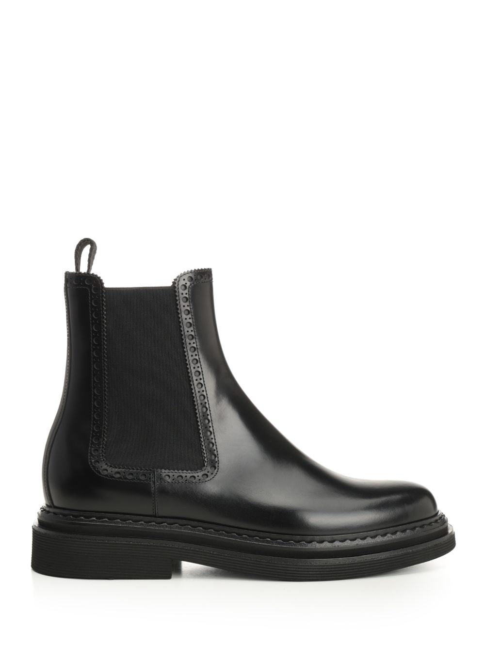 Dolce & Gabbana Brushed Calfskin Ankle Boots - Black | 90c2b8106a7ca93288f74180a6895e0a6f19dac8