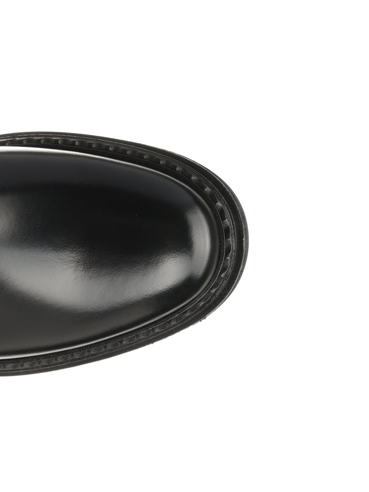 Dolce & Gabbana Brushed Calfskin Ankle Boots - Black | 5610b8376d165a5e16a296b0c1262a47a1a21390