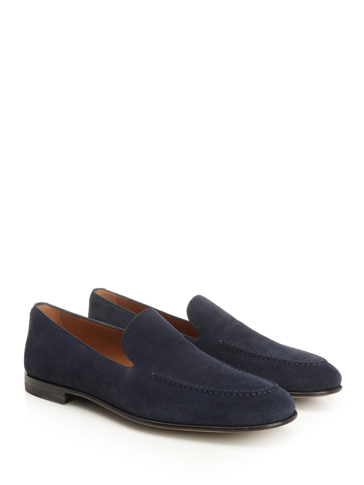 Dolce & Gabbana Suede Moccasin Scarpe basse - Blue | 7854cd386702c7982afedb0ed90dd6caa77213e2