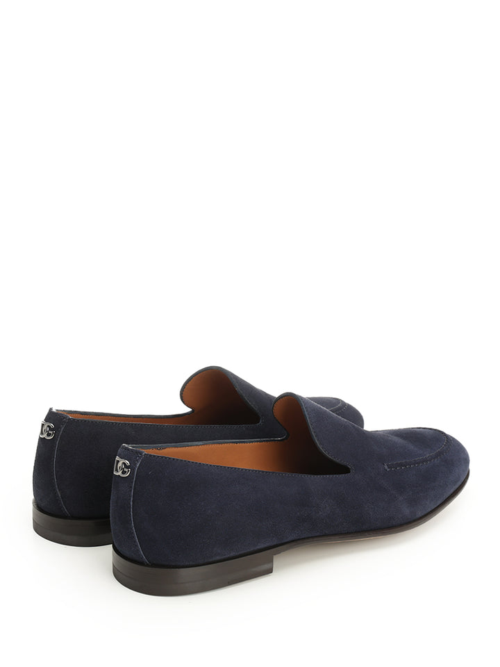 Dolce & Gabbana Suede Moccasin Scarpe basse - Blue | 3facfc0bb8ae8a20eef3c2774f02dc42055e14f4