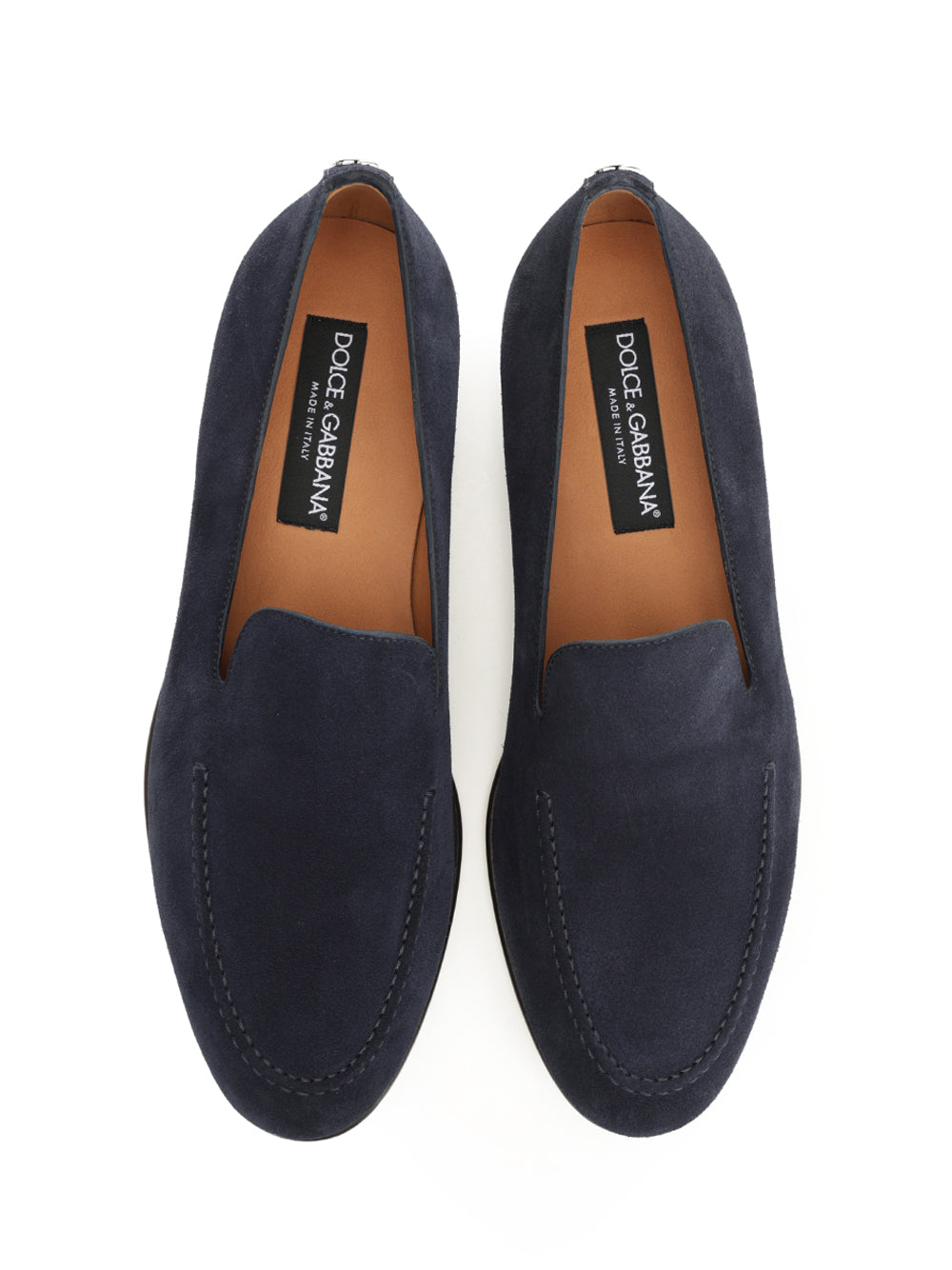 Dolce & Gabbana Suede Moccasin Scarpe basse - Blue | 999e70b02e25241f44759dc12f9334661580e1ba