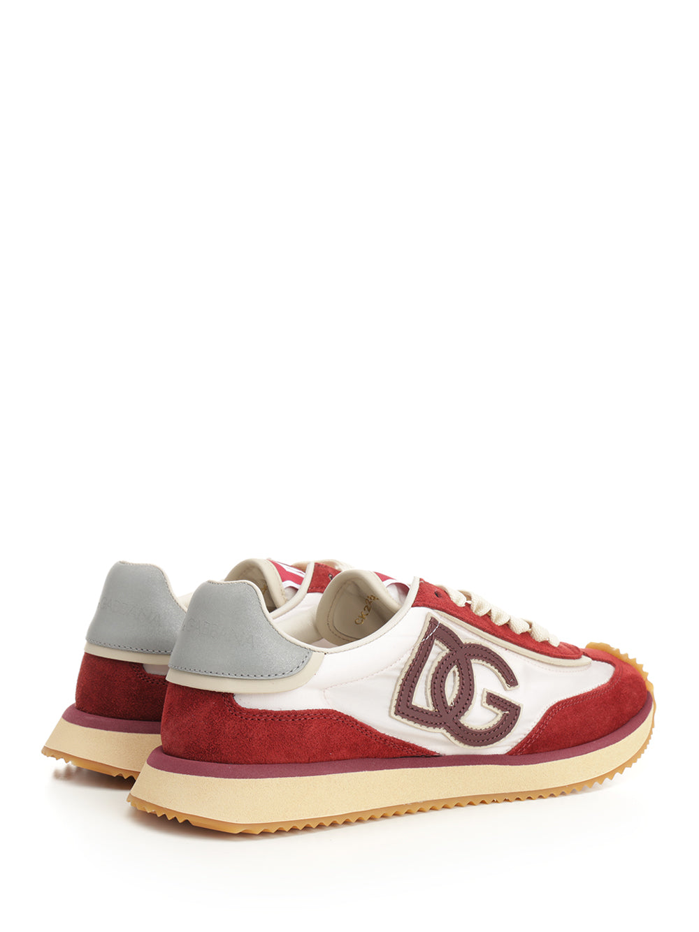 Dolce & Gabbana Dg Cushion Sneakers - Bordeaux | f452f900cf7770b00cf971a9c79fc0cfc0996166