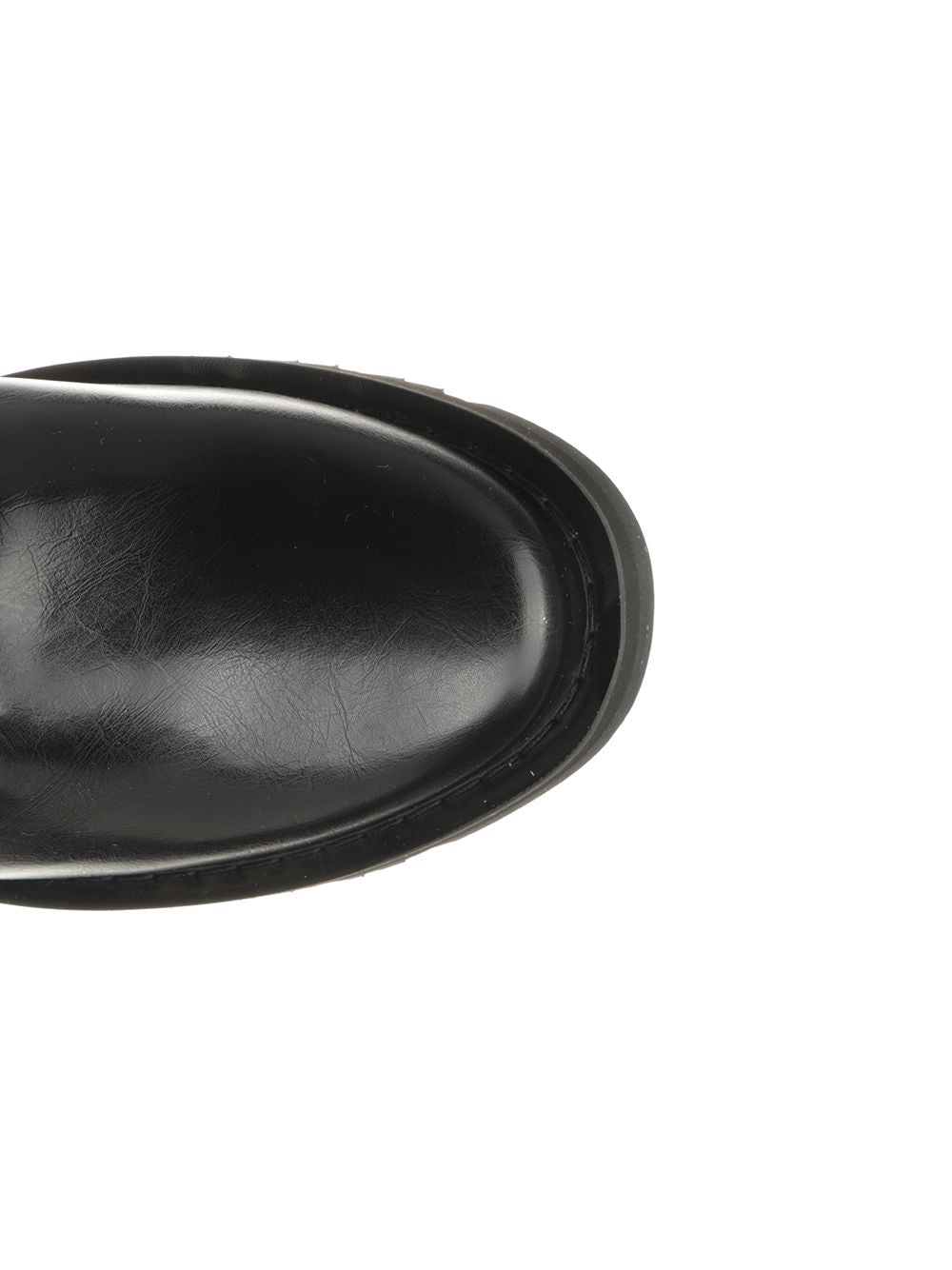 Ganni Studs High Boot Crinkle Oleatex Boots - Black | 5587ff4b0effdc83030e9d4ed901b23ed350a2a9