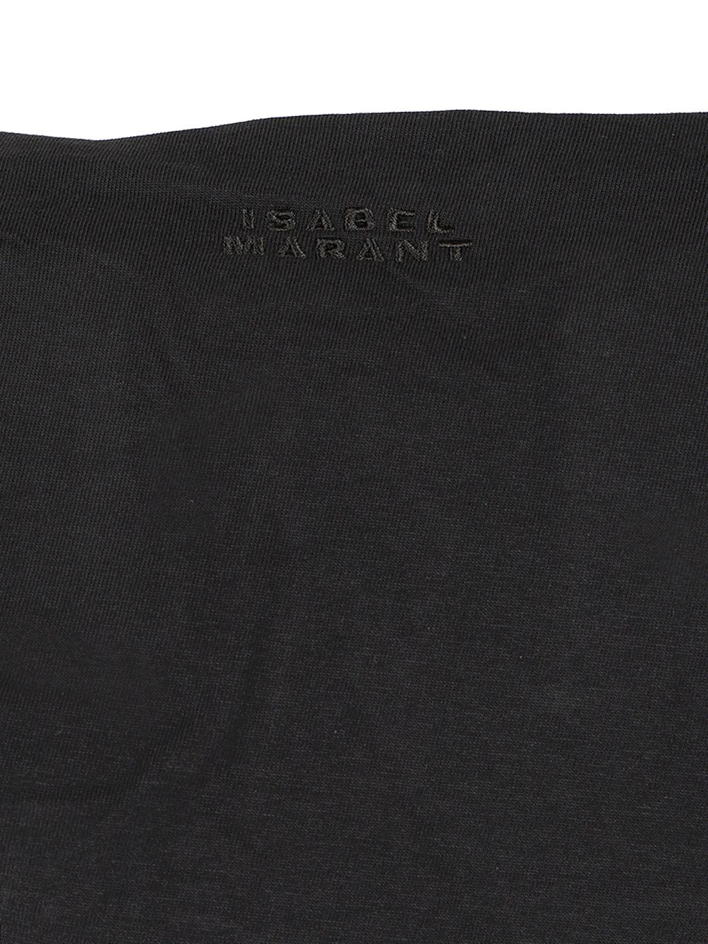 Isabel Marant Sebani Asymmetrical T-Shirt Tops - Black | e7077360a28ecb89cad2dd5fa8da1d25160872c7