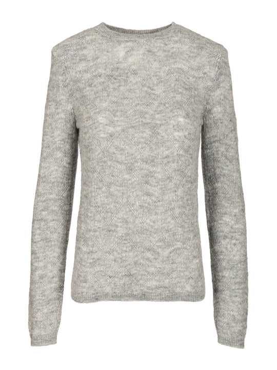 Wool Blend Sweater Knitwear Grey