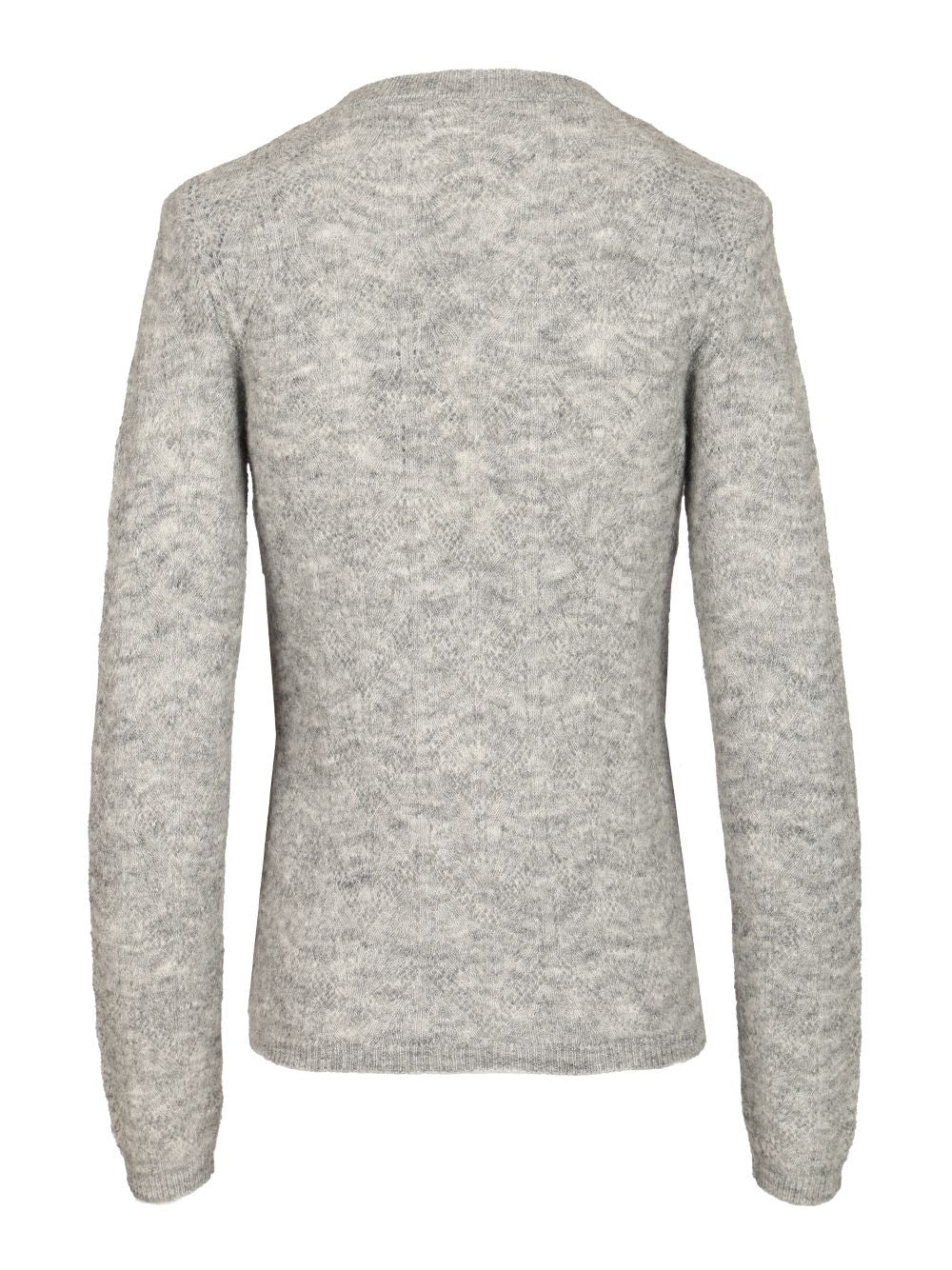 P.A.R.O.S.H. Wool Blend Sweater Knitwear - Grey | 38c64c46feacc6969a6e8f6810e7e828fe4ed399