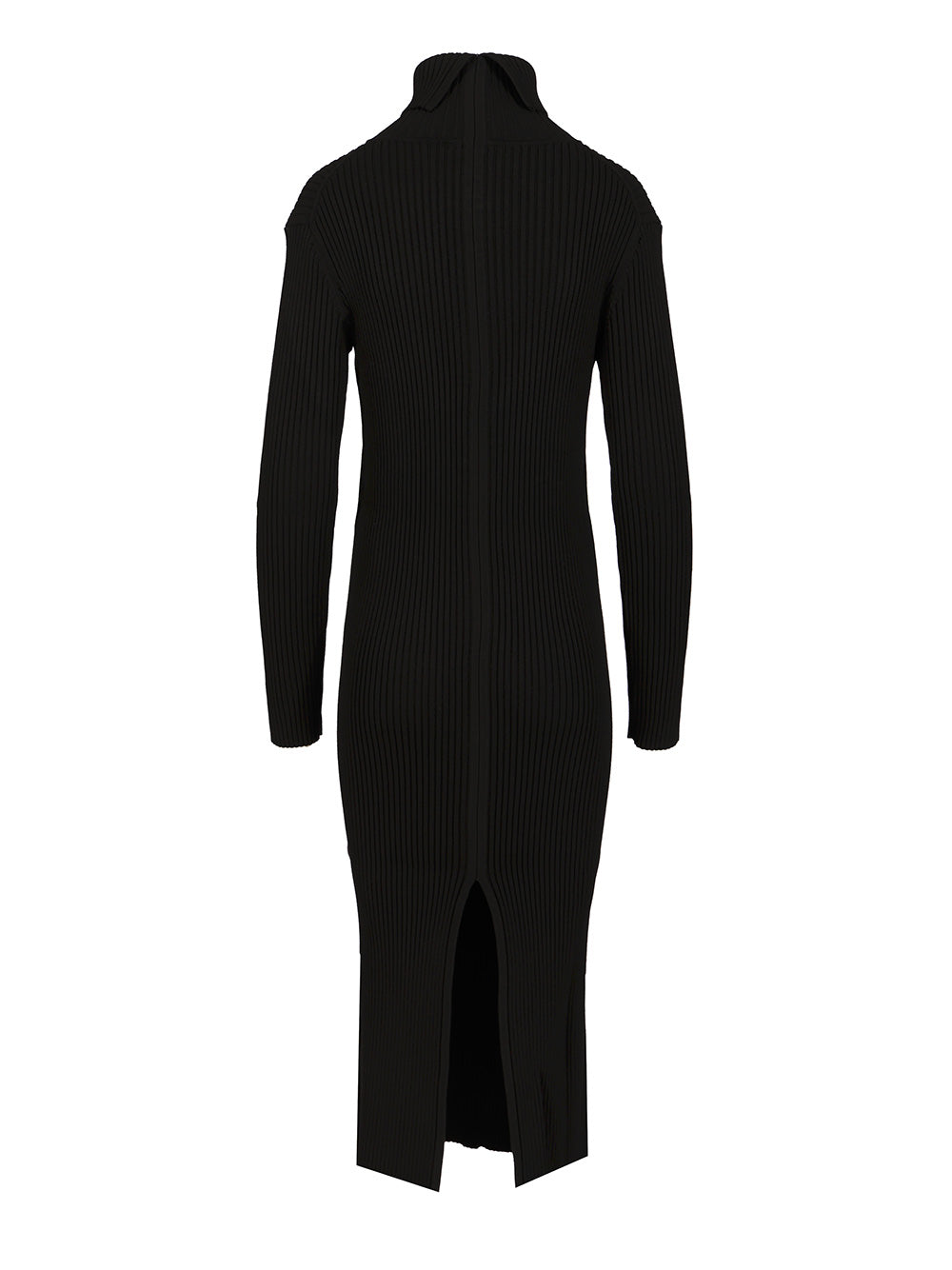 P.A.R.O.S.H. Midi Dress Knitwear - Black | 8008d70d2fa550858c22c932b296add14ea5a84d