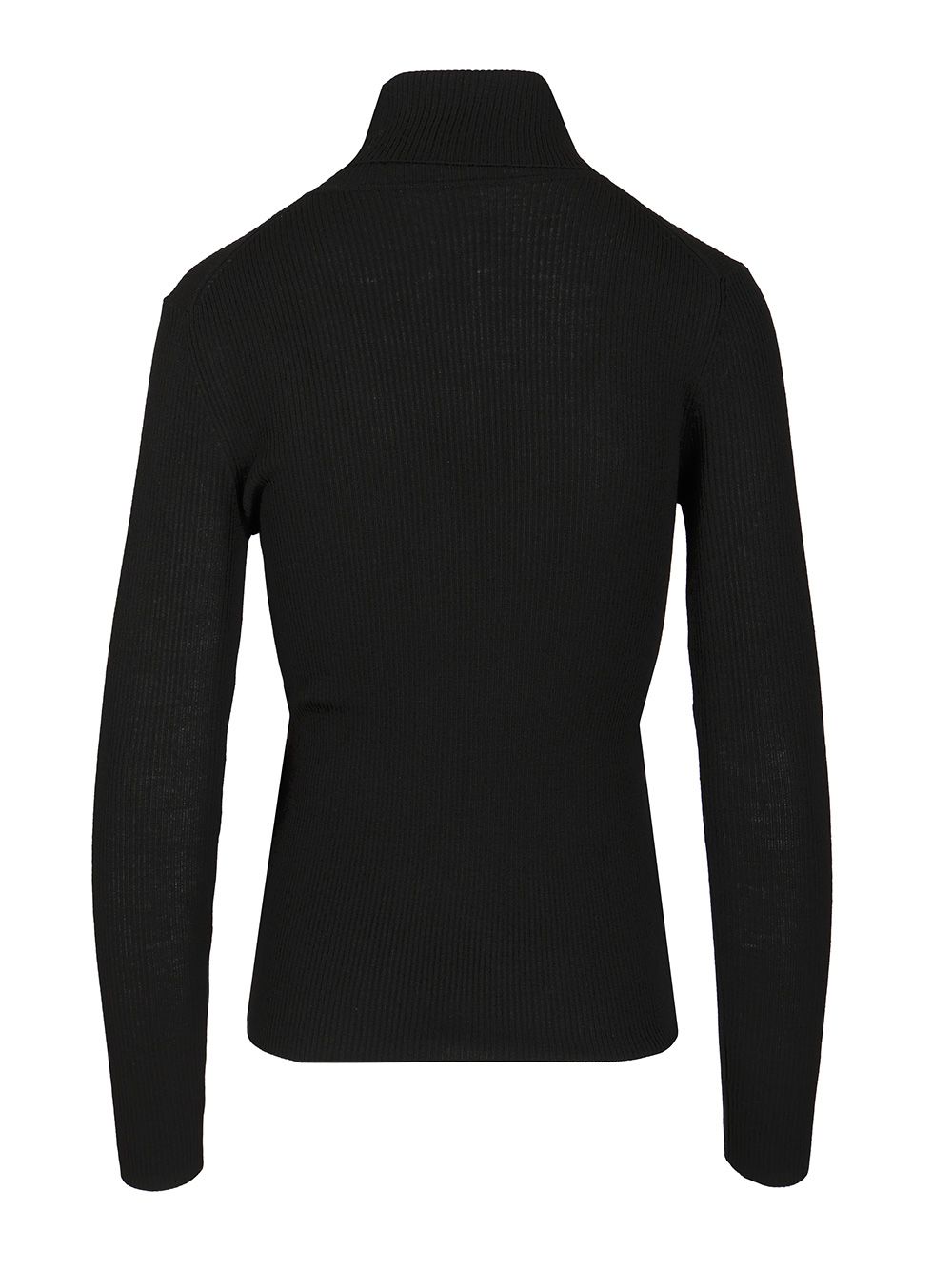 P.A.R.O.S.H. Ribbed Wool Turtleneck Knitwear - Black | 48e12149185e86b9b1c0453ab5d7ae5f6da75cc0