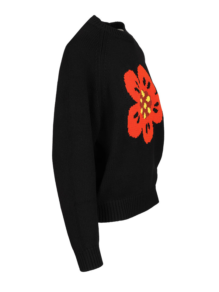 Kenzo Boke Flower Knitwear - Black | c1b10002c33dbe6859a6ad07d8bc93e178e3d1a4