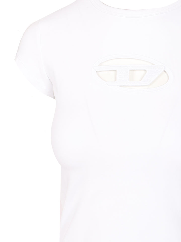 Diesel 90's Style Top T-Shirt - White | 8d678cc2689e130771bfb912c08011c90e247ebc