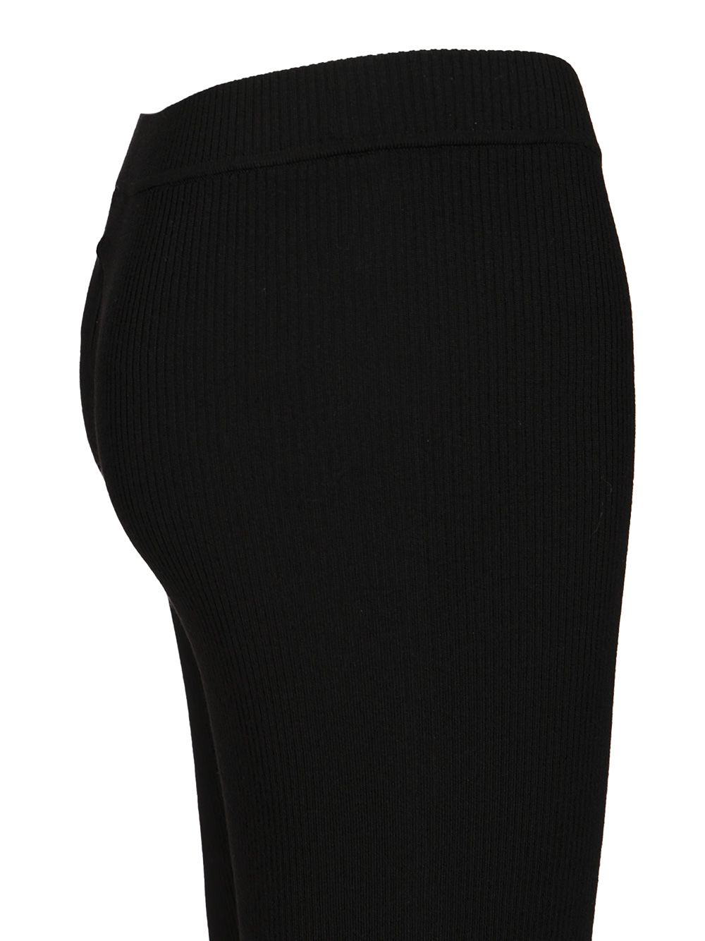 P.A.R.O.S.H. Wool Leggings Trousers - Black | bdaa7599f5a73d48e3e9c6a6bd94afbf527b10de
