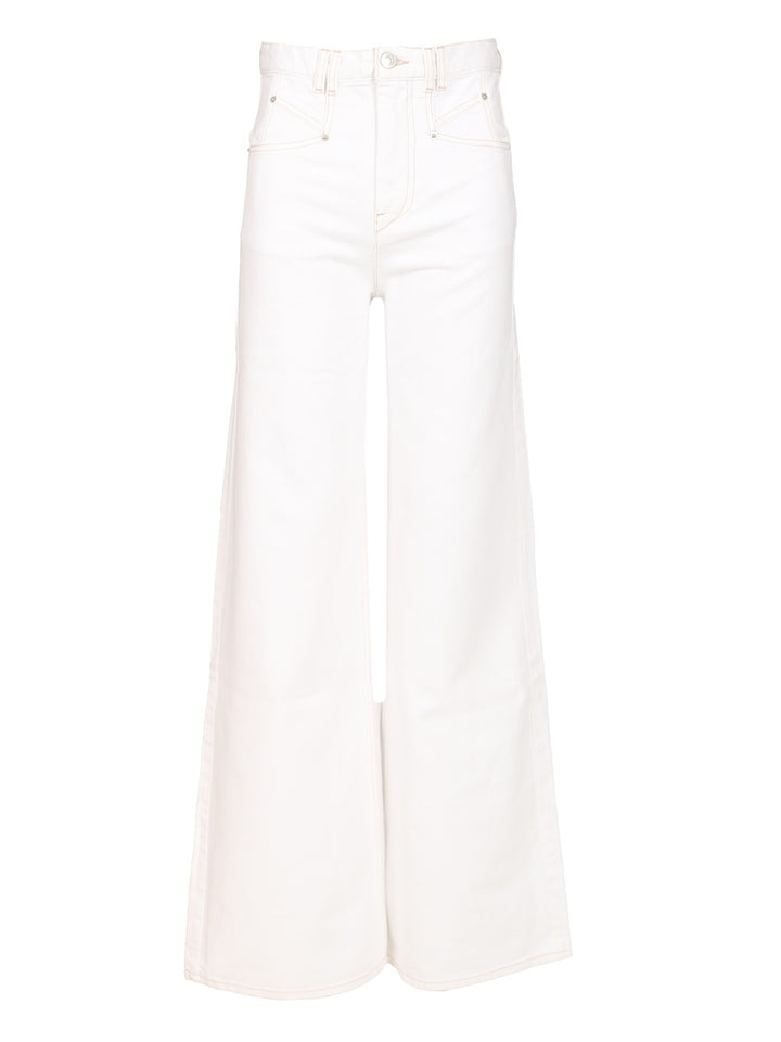 Isabel Marant Lemony Trousers - White | e9ad4db77d2892f9231e2175ad6e0c3c8c7efd52