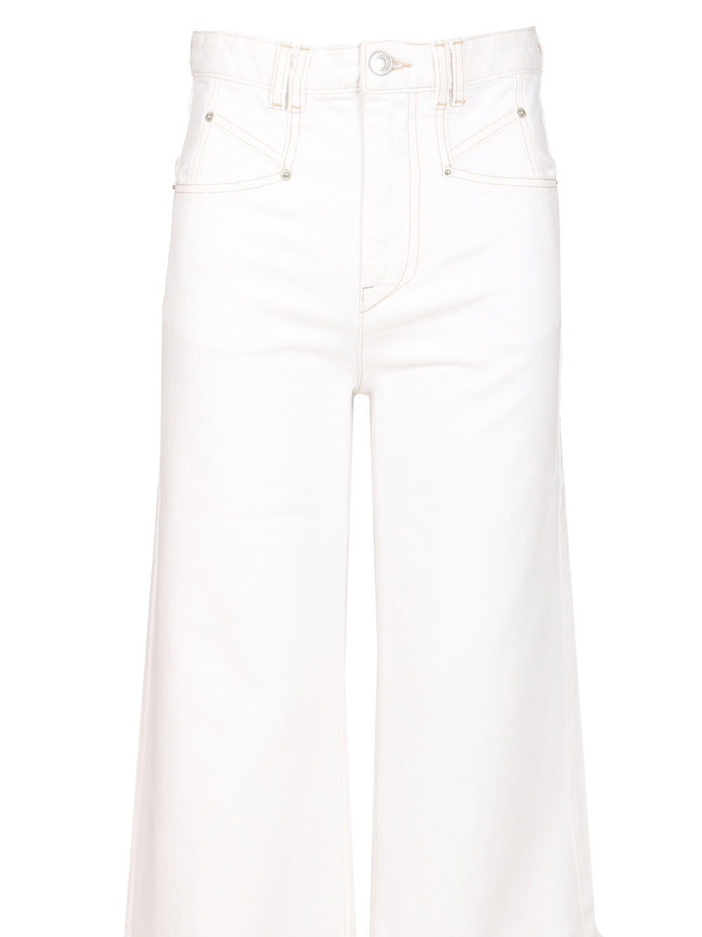 Isabel Marant Lemony Trousers - White | bbd47fc0e1615537d1215e7d361527dfa3ed19b7