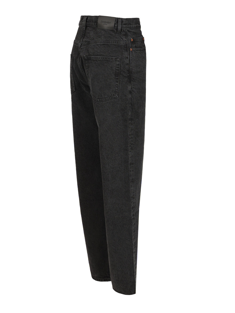 Saint Laurent Carrot-Fit Jeans Trousers - Black | 077ce981691688c8237fdbd1ea24c3066bf7a9e8