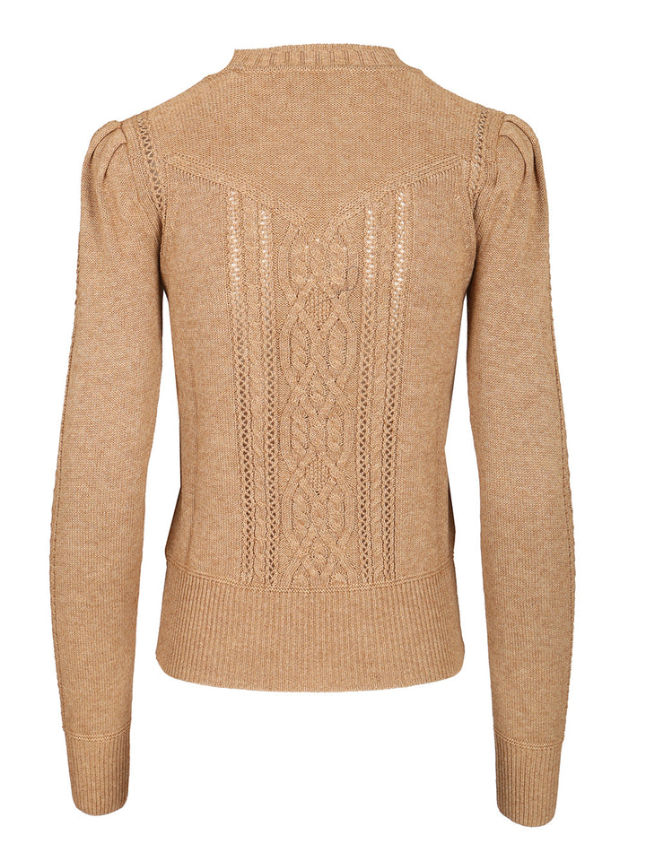 Marant Etoile Kelia Knitwear - Beige | 2c0b50d5af07077fdee897db80896037ccdc743f