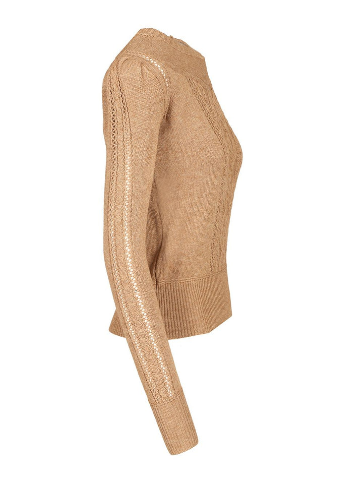 Marant Etoile Kelia Knitwear - Beige | 825c9e0dcf64f2ccf24c15f47cd4f0c106fafc53
