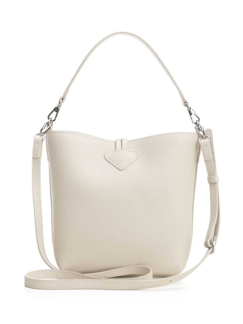Longchamp Paris Le Roseau Leather Xs Bucket Bag Handbags - White | 79eeae12495111bcb90909bb581496500941b7eb
